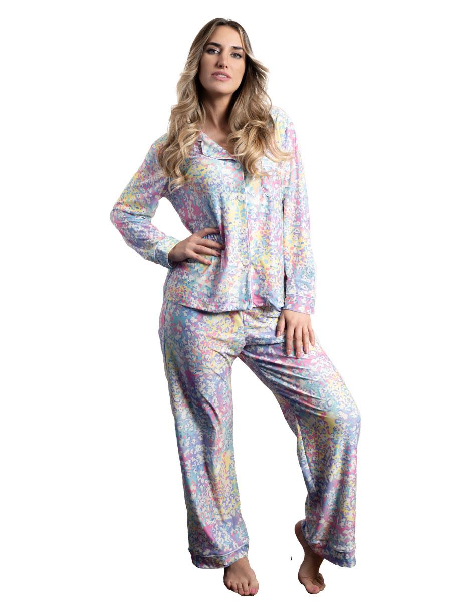 ANIMAL PRINT PANTALON MANGA LARGA